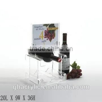 Durable and Elegant modern acrylic wine display rack,modern acrylic display rack