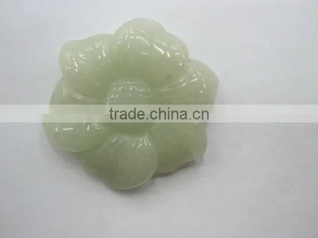 Natural with flower design blue gemstones loose aquamarine