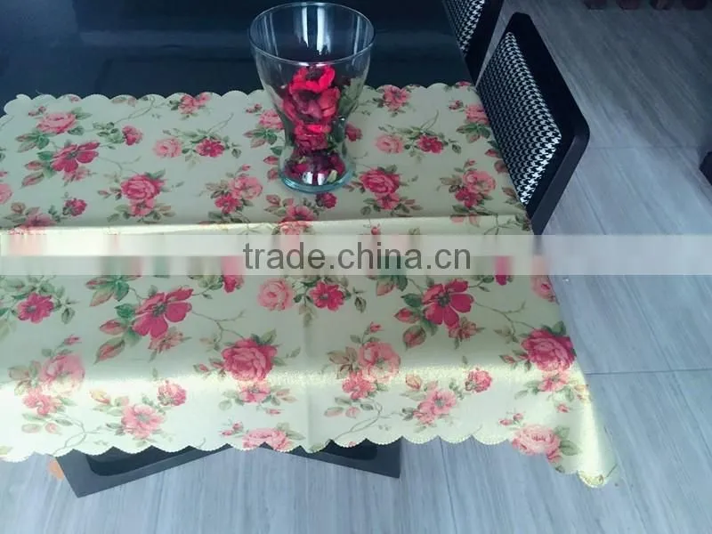 Polyester table cloth