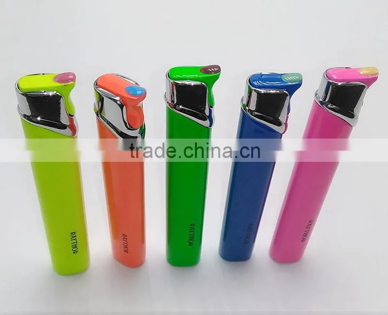 Customized colors candle refillable butane metal lighter