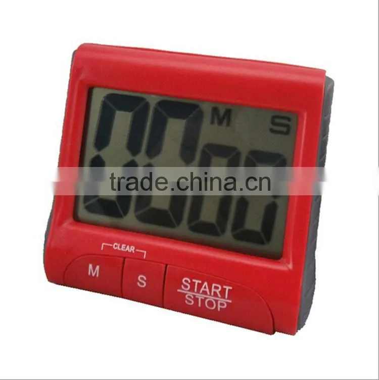 Multi-functional Universal 1-99 Mins Countdown /Up Large Display Digital Battery Power Timer Switch with Standing Clip Magnet