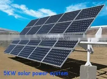 High Efficiency and Good Quality 5KW Solar Power off-grid Systems For Home Use