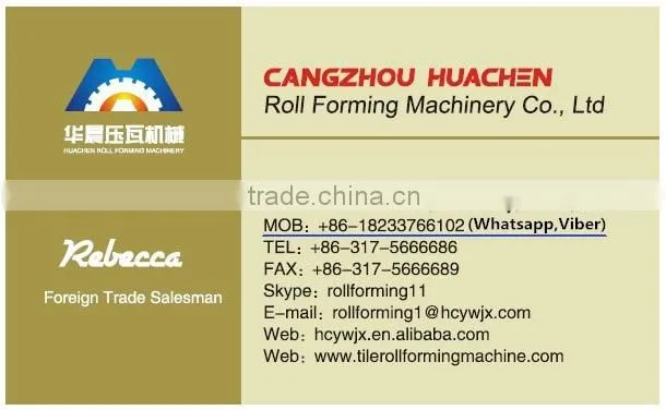 fully automatic Corrugated metal roof sheet making machine