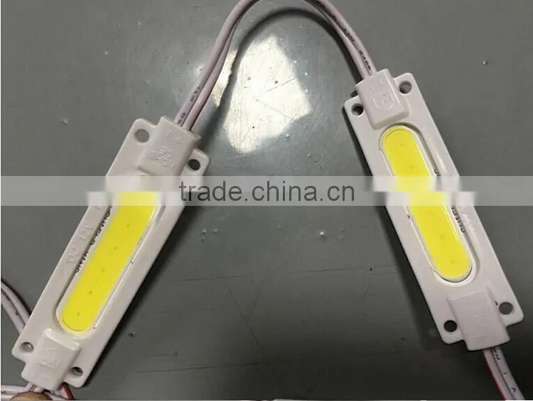 2016 hot sale injection LED Modules Type with White Emitting Color waterproof IP67 cob LED MODULE 12v for light box