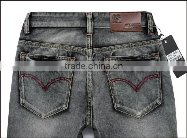 NEW casual GREY JEANS FOR MEN JEAN PANTS MENS DENIM WEAR MEN'S CLOTHING FASHIONS