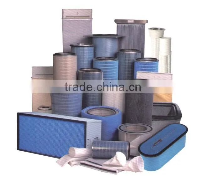 dust collector filter for large flow dust collection