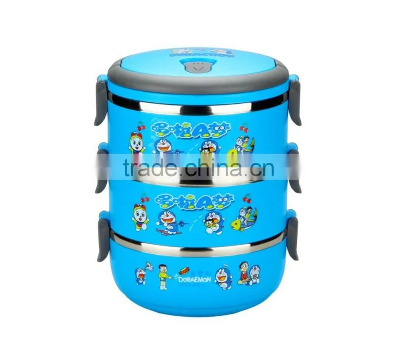 chaoan caitang kid food stainless lunch box containers compartments