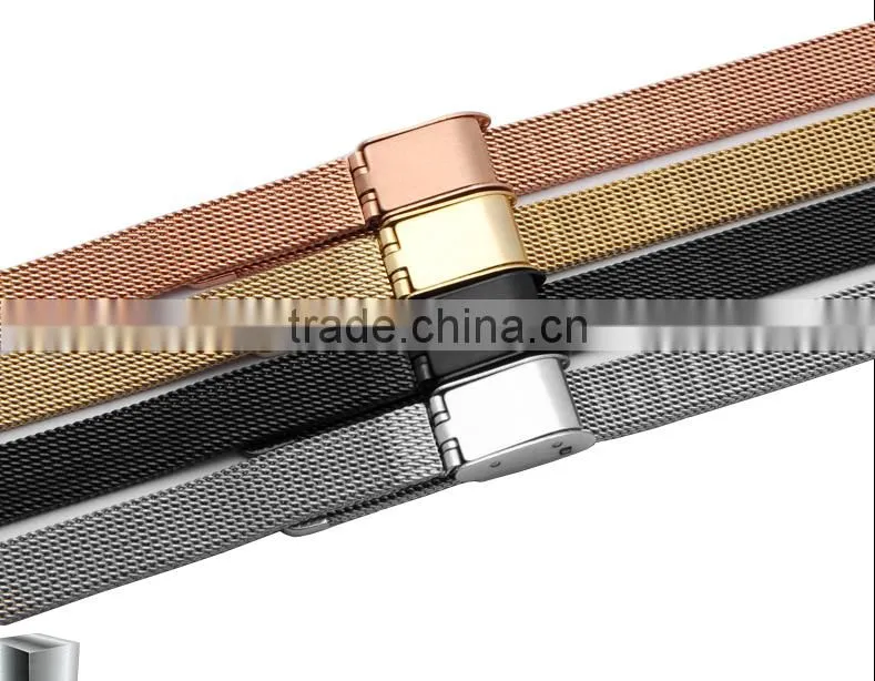 Milanese Classic Buckle Stainless Steel Watchband 8mm 10mm