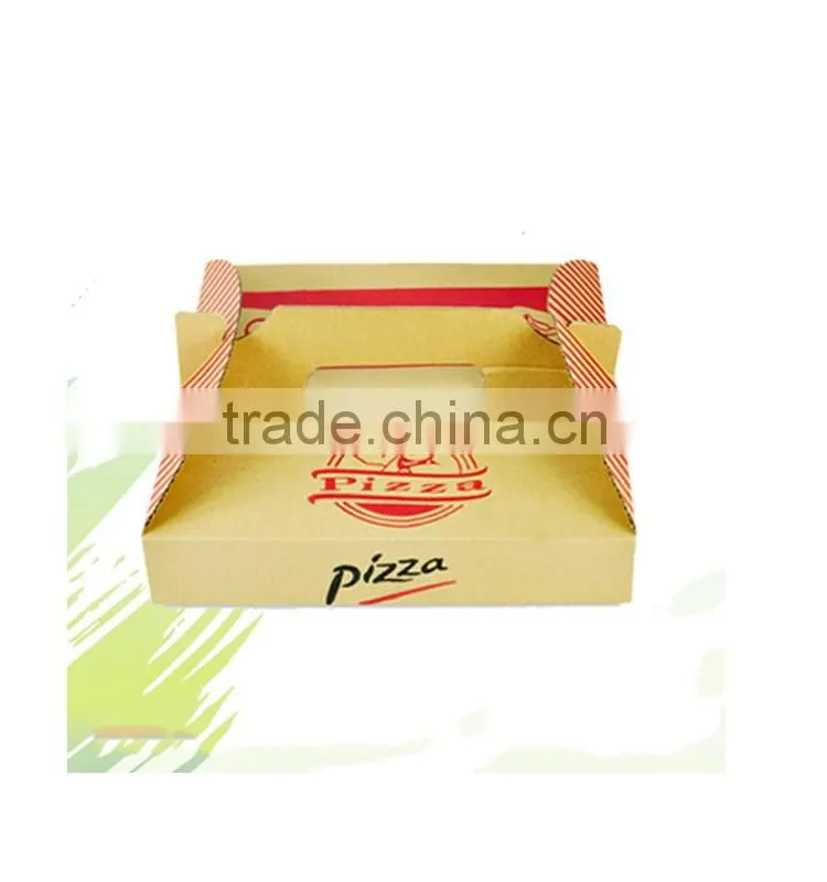factory price custom made folding lid pizza box