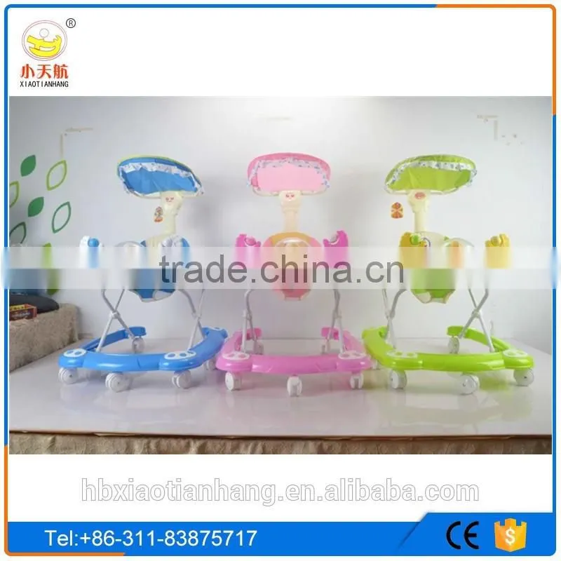 New model 360 degree rotating baby walker seat