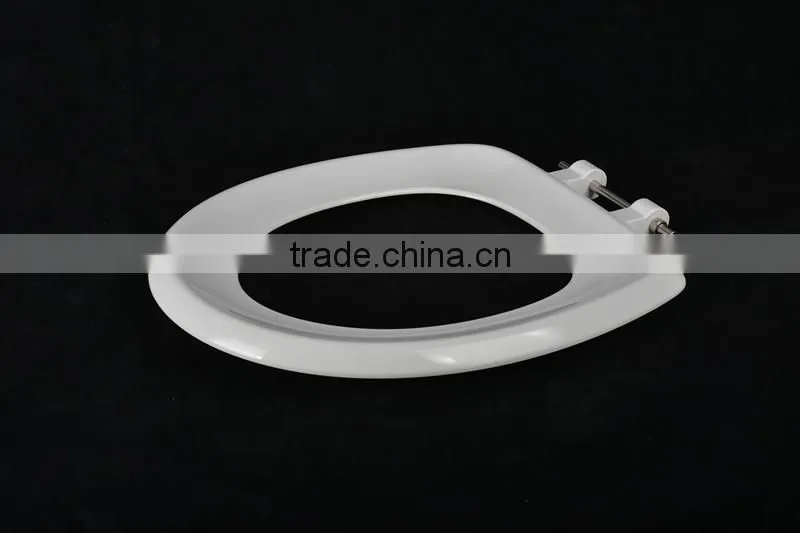 Ring only disabled toilet seat with S304 stainless steel bar hinge for public toilet