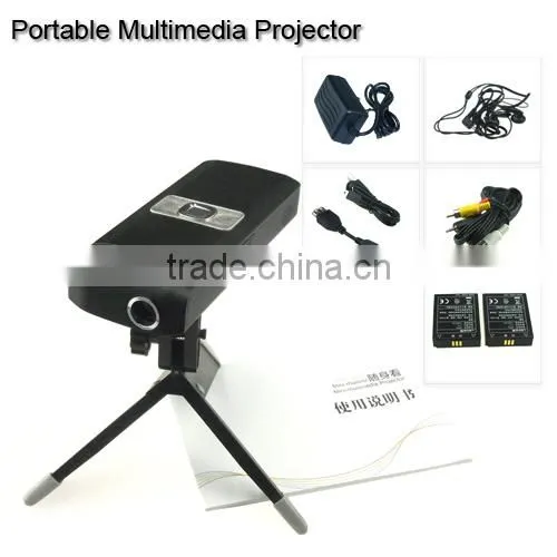WT-61 Portable Multimedia Pocket Mini Projector Theater led mini projector mobile phone