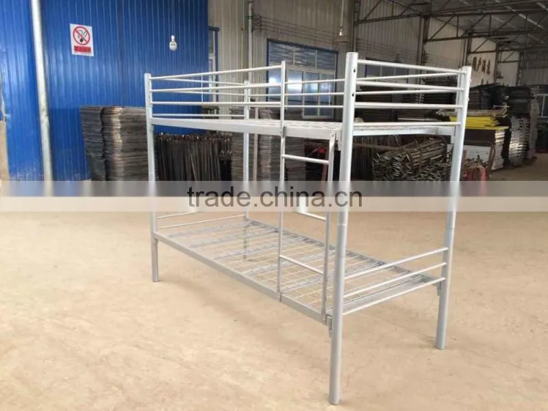 Hebei Bazhou detachable strong wrought iron metal bunk bed