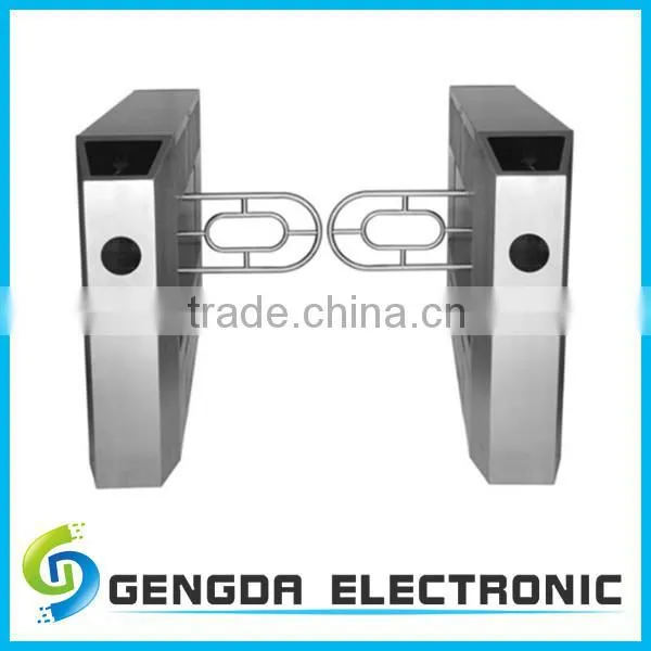 smart pedestrian swing turnstile gate mechanism for residence and department
