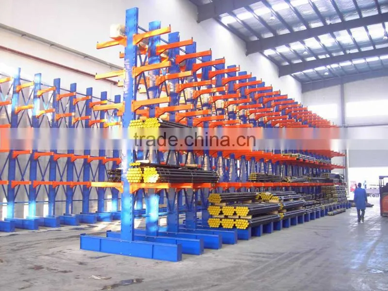 pipe storage rack / side cantilever rack / indoor firewood storage racks