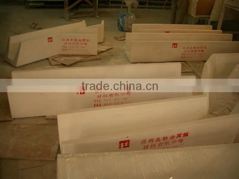 custom designed ceramic launder