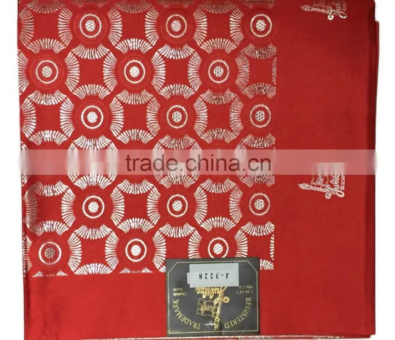 Red Nigeria gele / high quality African head tie / top seller promotion sego