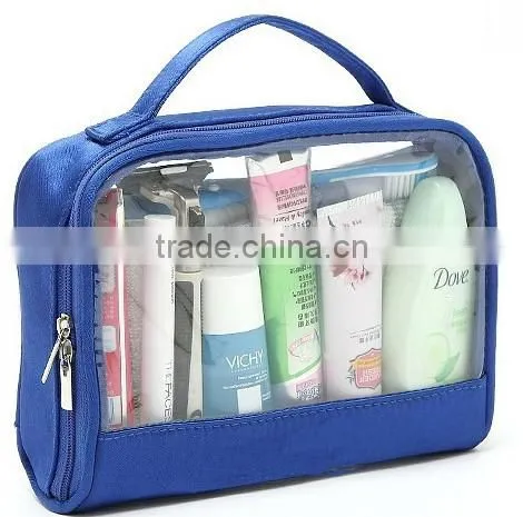 custom promotional clear pvc toiletry bag