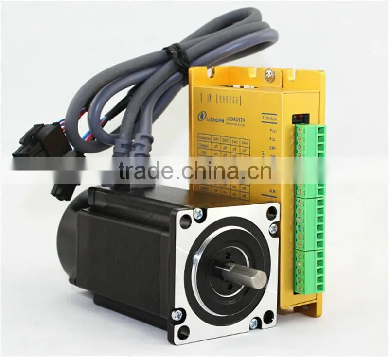 LC57H355+LCDA357H 1NM 3.5A 20-50VDC 3PH NEMA23 57mm Toauto cheap china close loop stepper motor kit