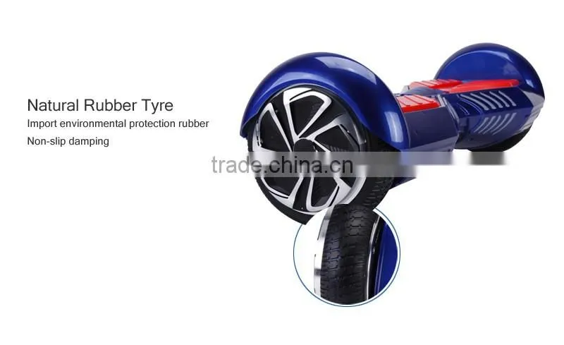 Two wheel smart 6.5inch balance scooter electric scooter 8inch rose gold