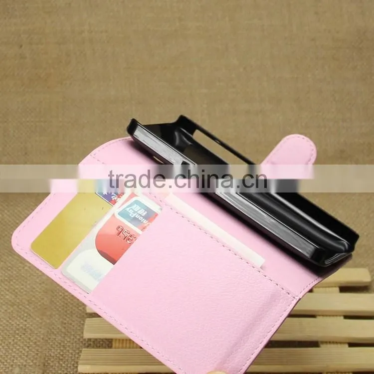 Hot Selling Cheap Mobile Phone Leather Flip Cover Case For Asus Zenfone 4