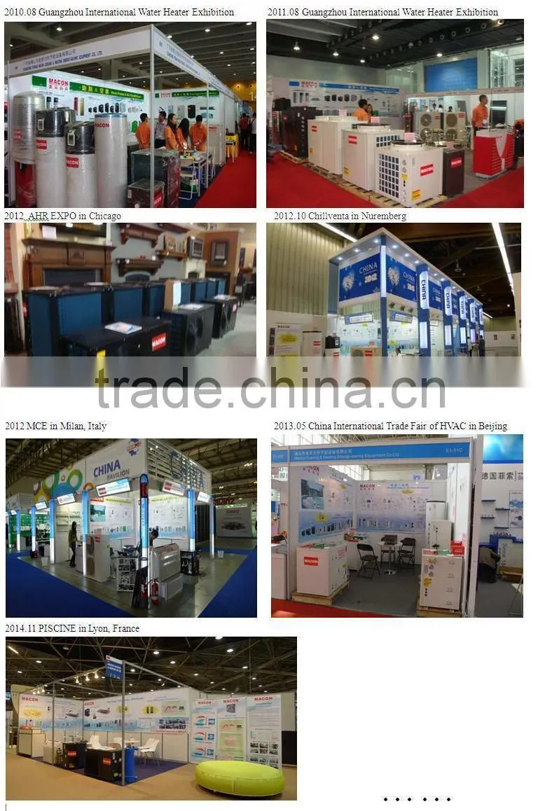 High performance stainless steel water to water heat pump water source heat pump