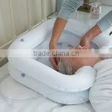 Disability aids Homecare plastic Inflatable Hair Wash Basin