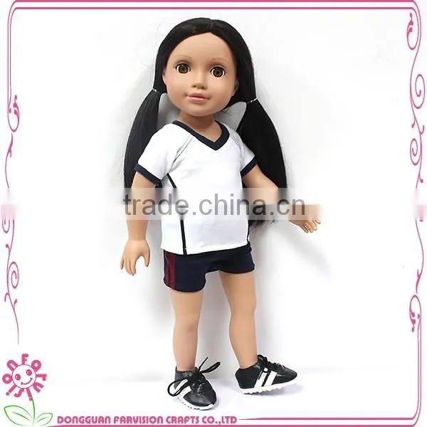 Smart girl doll, half cloth doll , kids toy doll