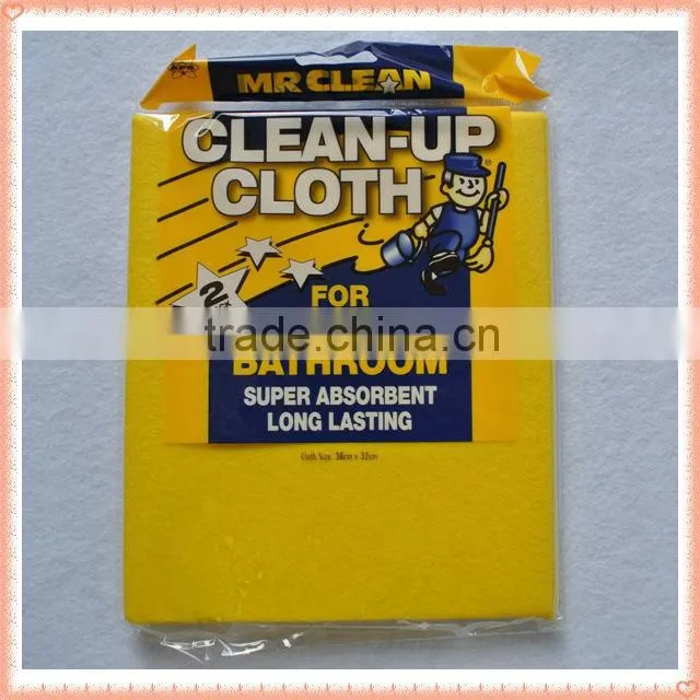 Chocolate color super absorbent nonwoven car wash cloth (Needle Punched Nonwoven Fabric)