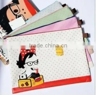 Personality printing A4 document bag china supplier