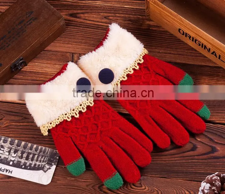 Best Seller Colourful Design Touch Screen Gloves For Christmas