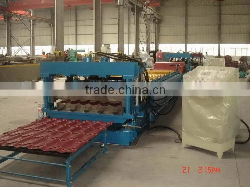 steel tile roof roll forming machine desgin as client's profile avalible