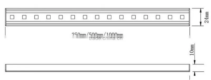 5050SMD Aluminum led strip light bar