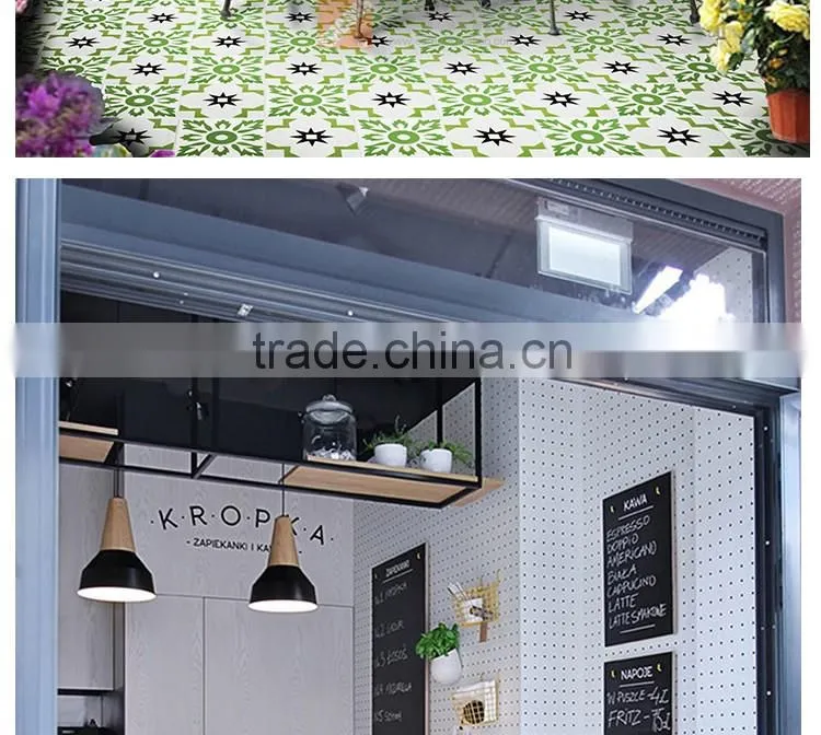 200*200mm green color mexican ceramic decorative floor tile