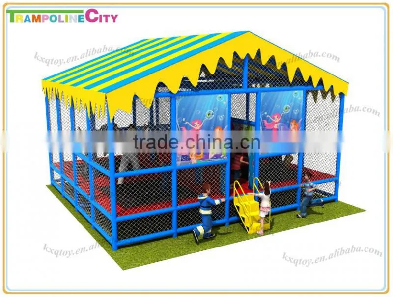 Olympic Size Outdoor Trampoline House with Beautiful illustrations on Sale