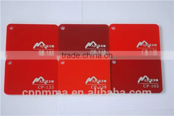 factory direct sales red acrylic sheet wholesale