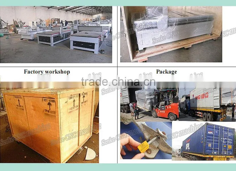 Three spindle Wood milling machine SKW-1325 CNC Router cnc router machine for aluminum