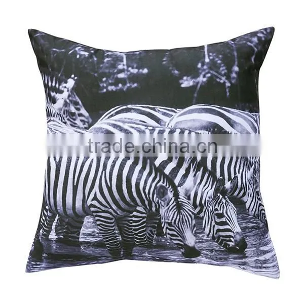 decorative 3d zebra print bedding chshion