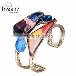 Fashion jewelry hot selling High Quality Jewelry Gold Plated open cuff Bangle