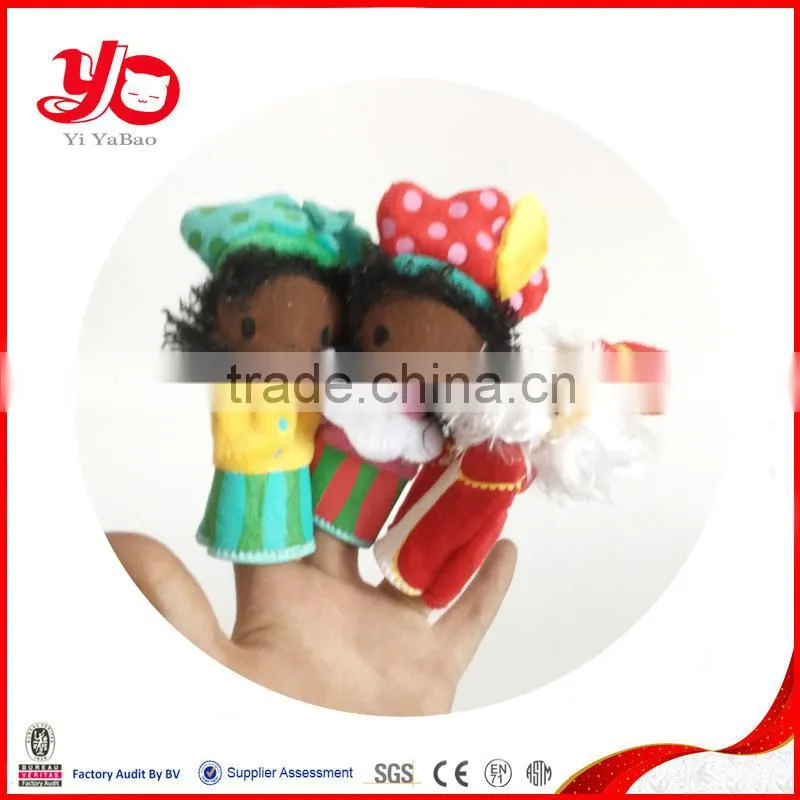 Cute and cheap plush doll finger puppet, plush finger puppet