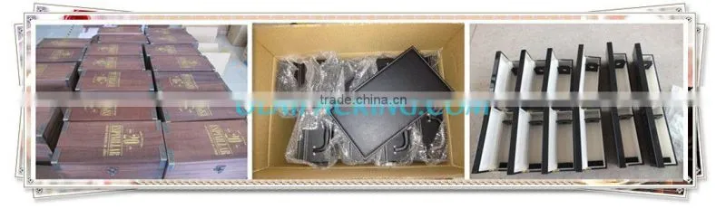 1 bottle,2 bottle,6 bottle stock Pu leather cover wood wine case wholesale