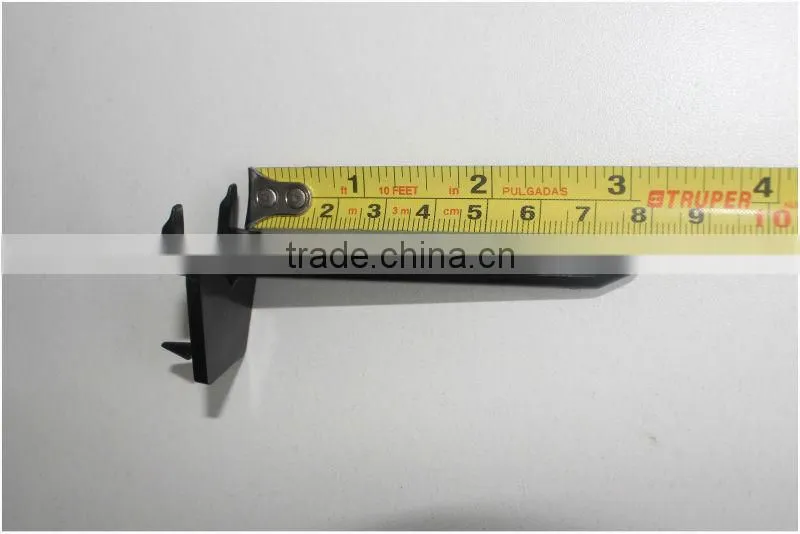 Wholesale Colorful slatwall clear plastic hanger hooks for debris