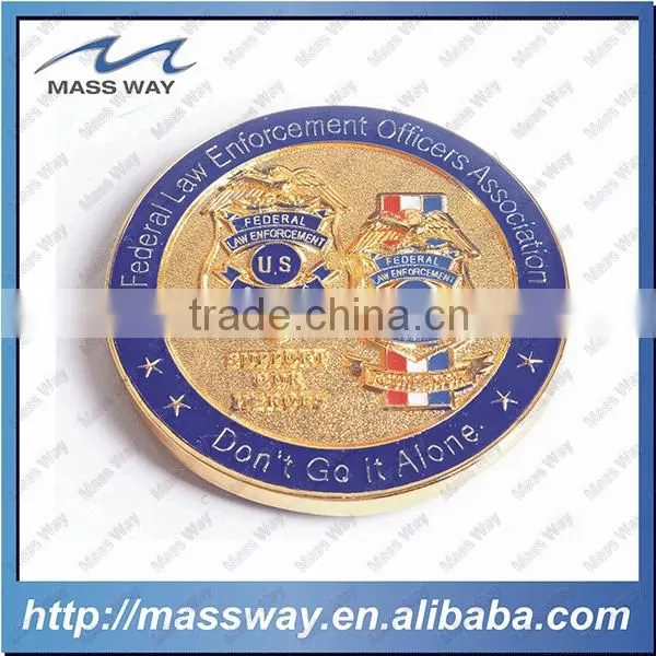 custom epoxy doming 3D god metal challenge coin