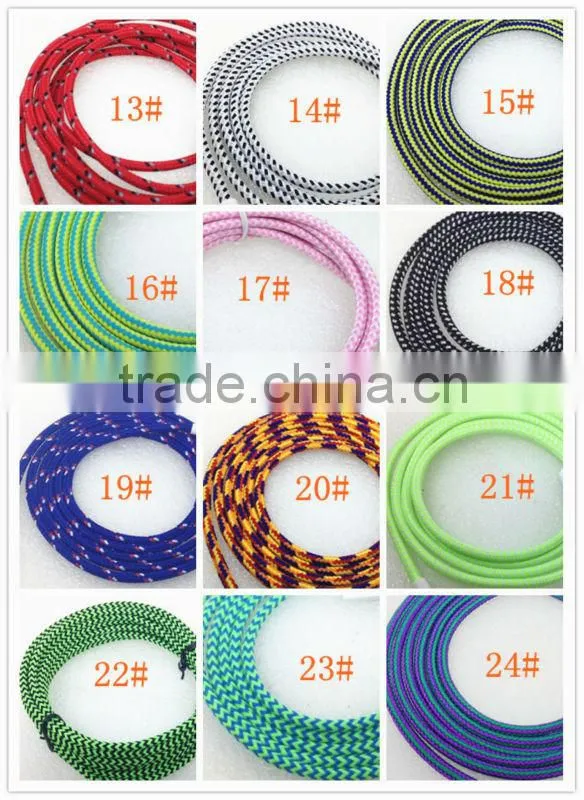 Newest Colorful Metal Shell Braided Micro USB Charger Cable Cord for all smart phone