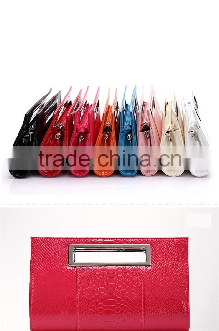 Brand women evening bag lady tote alligator Leather party shoulder bag
