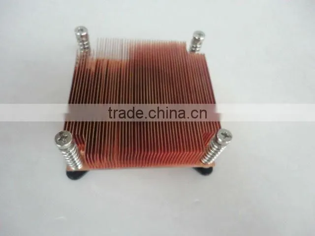 Heatsink, copper skiving heatsink, 1U Sever cpu heatsink