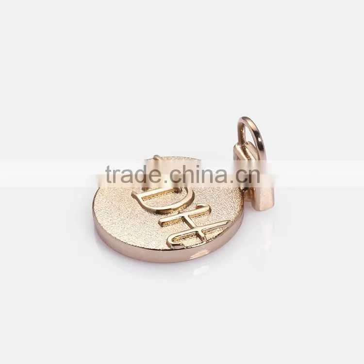 Rope slider puller zipper puller with logo elastic puller