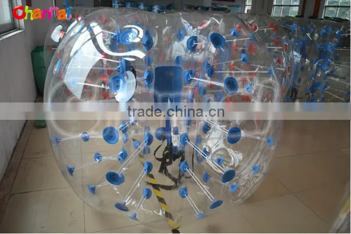 PVC Summer cool Lawn Inflatable collision Bumper Buffer Impact Zorb Run In Touch Ball Football Soccer Bubble Ball
