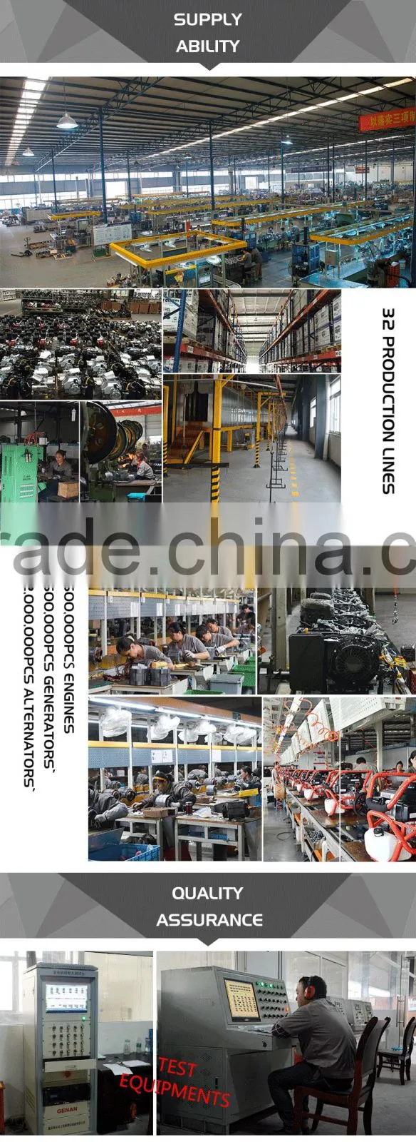10000 watts 220V CE certificate SC10000-II Commercial Generator