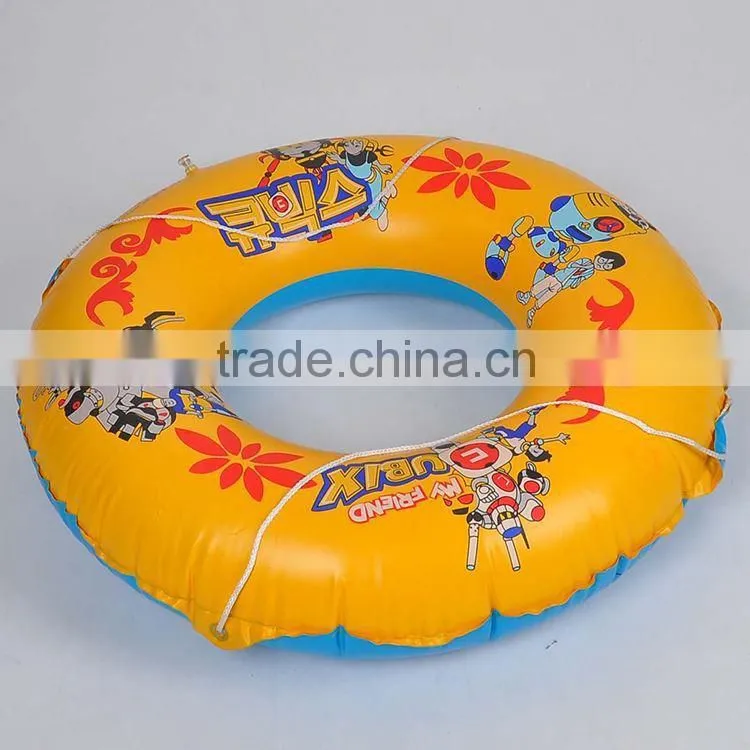 wholesale cute rainbow color unicorn swim ring float